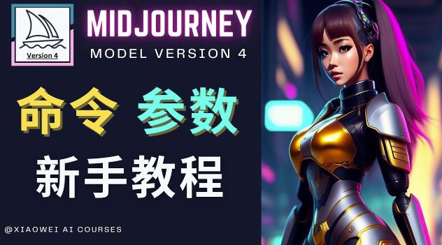 Midjourney新手入门教程，轻松创作顶级图像，命令参数-新手教程-汇课新知资源网