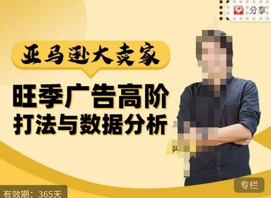 阿甘·亚马逊大卖家广告高阶打法与数据分析，走出传统广告误区；揭秘大卖惯用打法；数据驱动广告决策-汇课新知资源网