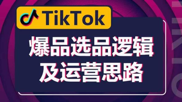 TikTok爆品选品逻辑及运营思路：解决网络环境快速入门TikTok-汇课新知资源网