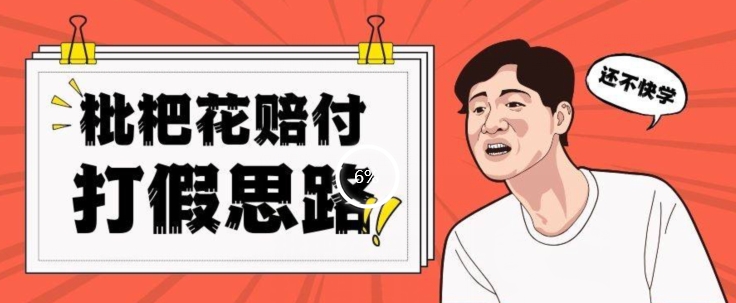 最新打假原料枇杷花赔付玩法一单收益1000+小白轻松下车【详细视频玩法教程】【仅揭秘】-汇课新知资源网