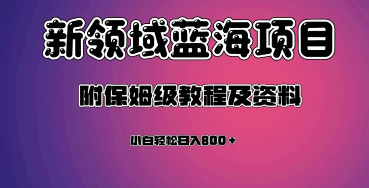 虚拟资源蓝海领域新项目，轻松日入800＋，附保姆级教程及资料-汇课新知资源网