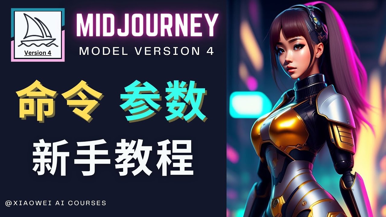 （4873期）Midjourney新手入门教程，轻松创作顶级图像，命令参数-新手教程-汇课新知资源网