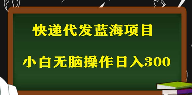 （5573期）2023最新蓝海快递代发项目，小白零成本照抄也能日入300+（附开户渠道）-汇课新知资源网