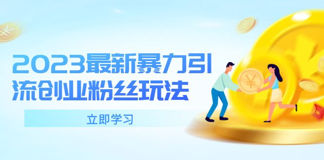 （5845期）2023最新暴力引流创业粉丝玩法，单日被动引流50+创业粉-汇课新知资源网