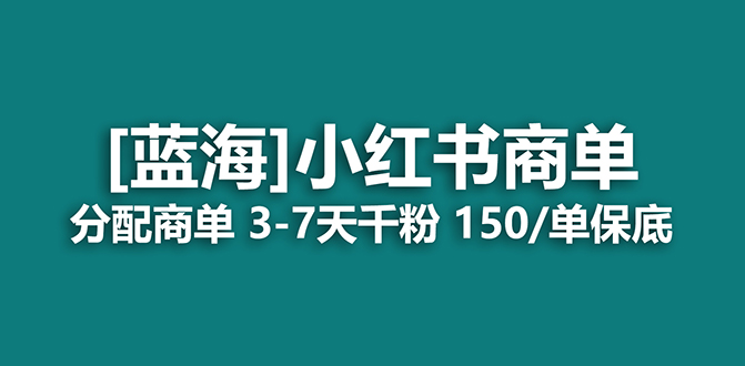 （7349期）2023蓝海项目，小红书商单，快速千粉，长期稳定，最强蓝海没有之一-汇课新知资源网