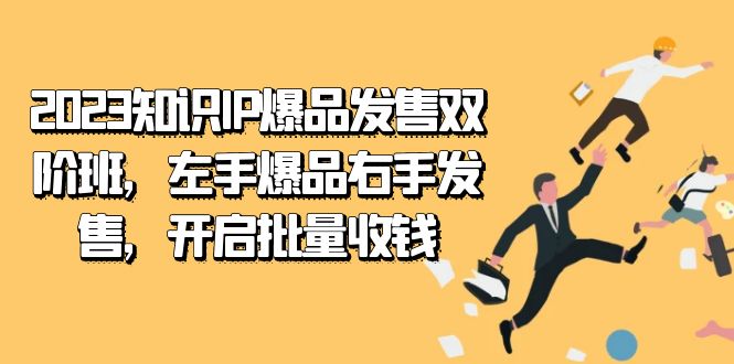 （7426期）2023知识IP-爆品发售双 阶班，左手爆品右手发售，开启批量收钱-汇课新知资源网