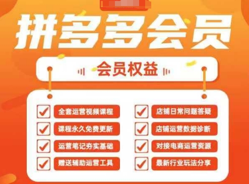 2025拼多多运营实战课，40节全流程教学，覆盖拼多多运营全链路-汇课新知资源网