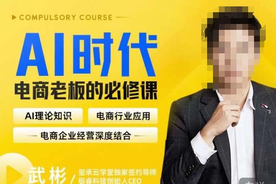 玺承·AI时代,电商老板的必修课,理论+实操+工具,驱动电商销售转化-汇课新知资源网