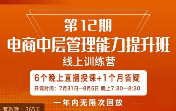 陈少珊·电商中层管理能力提升班,学习对象-电商公司各个岗位的主管,20人人以内的电商公司老板-汇课新知资源网