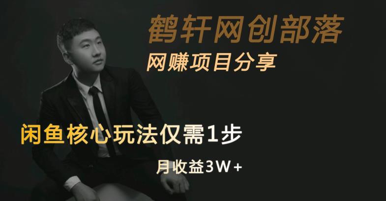 闲鱼核心玩法不卖货也能1年变现20W,玩法简单-汇课新知资源网