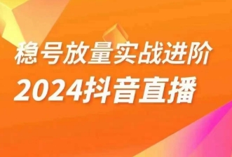 稳号放量实战进阶—2024抖音直播,直播间精细化运营的几大步骤-汇课新知资源网