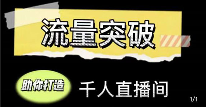 （4163期）直播运营实战视频课，助你打造千人直播间（14节视频课）-汇课新知资源网