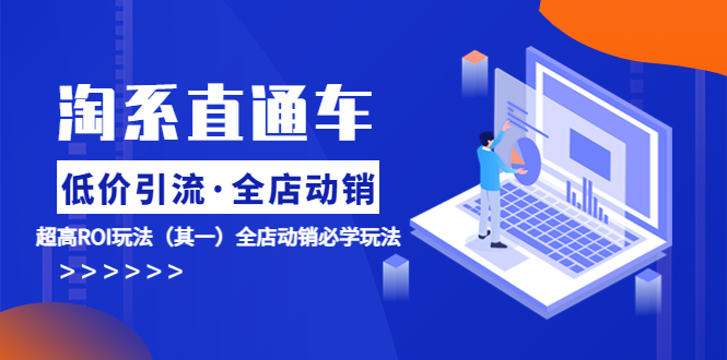 (5954期)淘系直通车《低价·引流 全店·动销》超高ROI玩法(其一)全店动销必学玩法-汇课新知资源网