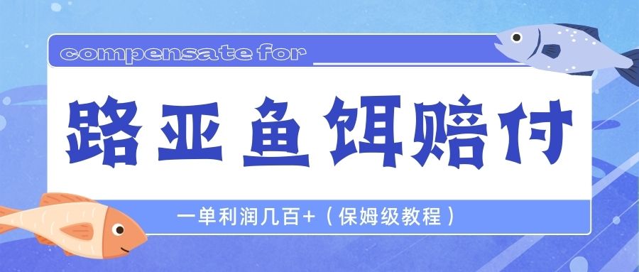 （6572期）最新路亚鱼饵打假赔付玩法，一单利润几百+（保姆级教程）-汇课新知资源网