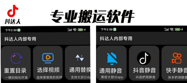 (6576期)对外收费699抖音傻瓜式一键搬运,起号专用5分钟一个视频《软件+详细教程》-汇课新知资源网