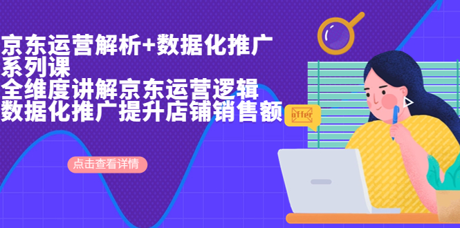 (6931期)京东运营解析与数据化推广系列课,全维度讲解京东运营逻辑+数据化推广提…-汇课新知资源网
