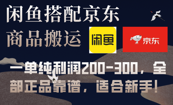 (7892期)闲鱼搭配京东备份库搬运,一单纯利润200-300,全部正品靠谱,适合新手!-汇课新知资源网