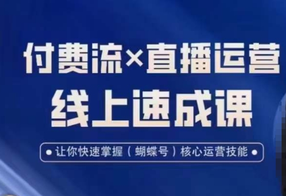 视频号付费流实操课程，付费流✖️直播运营速成课，让你快速掌握视频号核心运营技能-汇课新知资源网