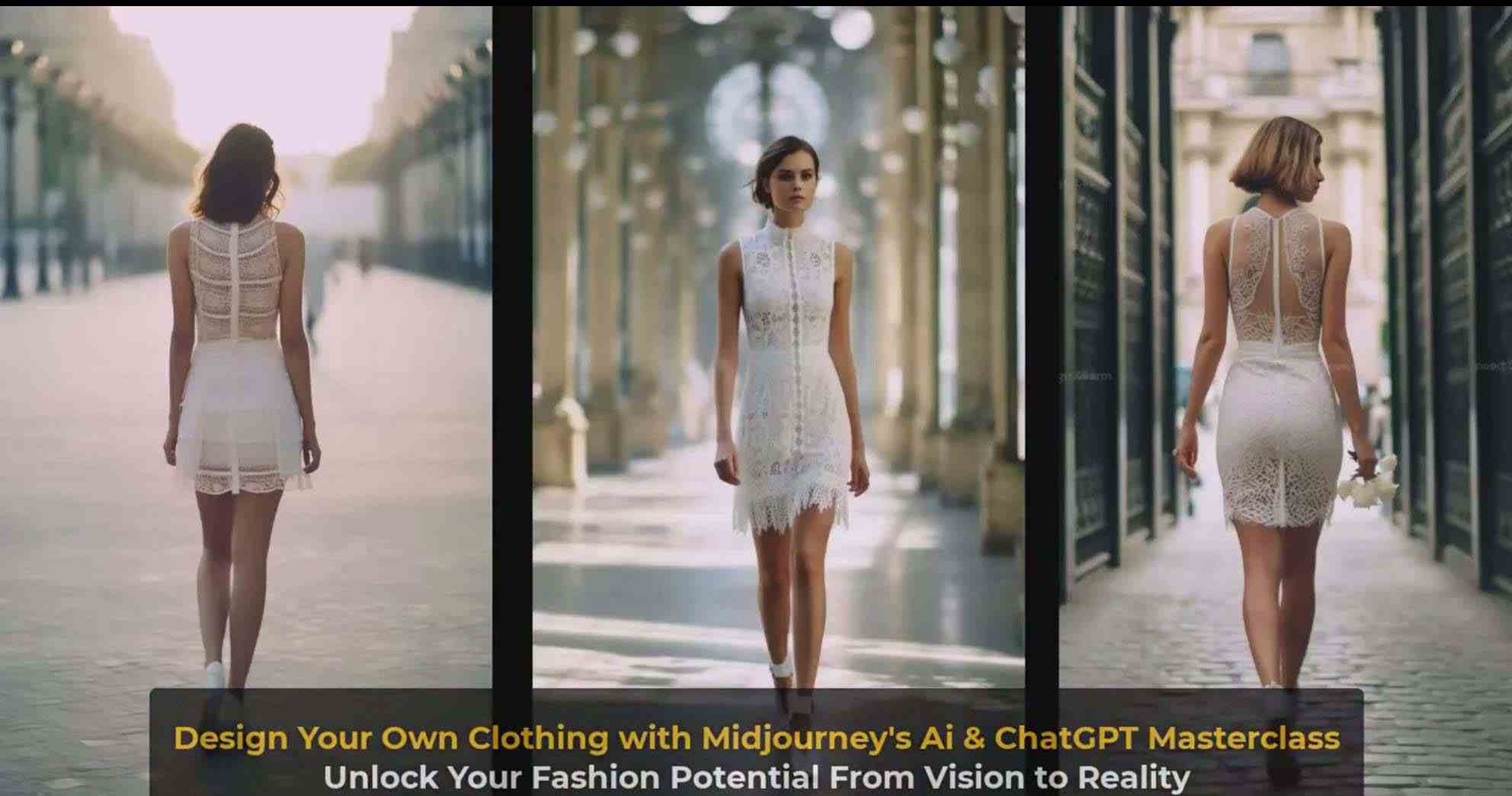 图片[6]-利用 Midjourneys Ai 人工智能设计自己的服装AI大师班-10节课-中英字幕-汇课新知资源网