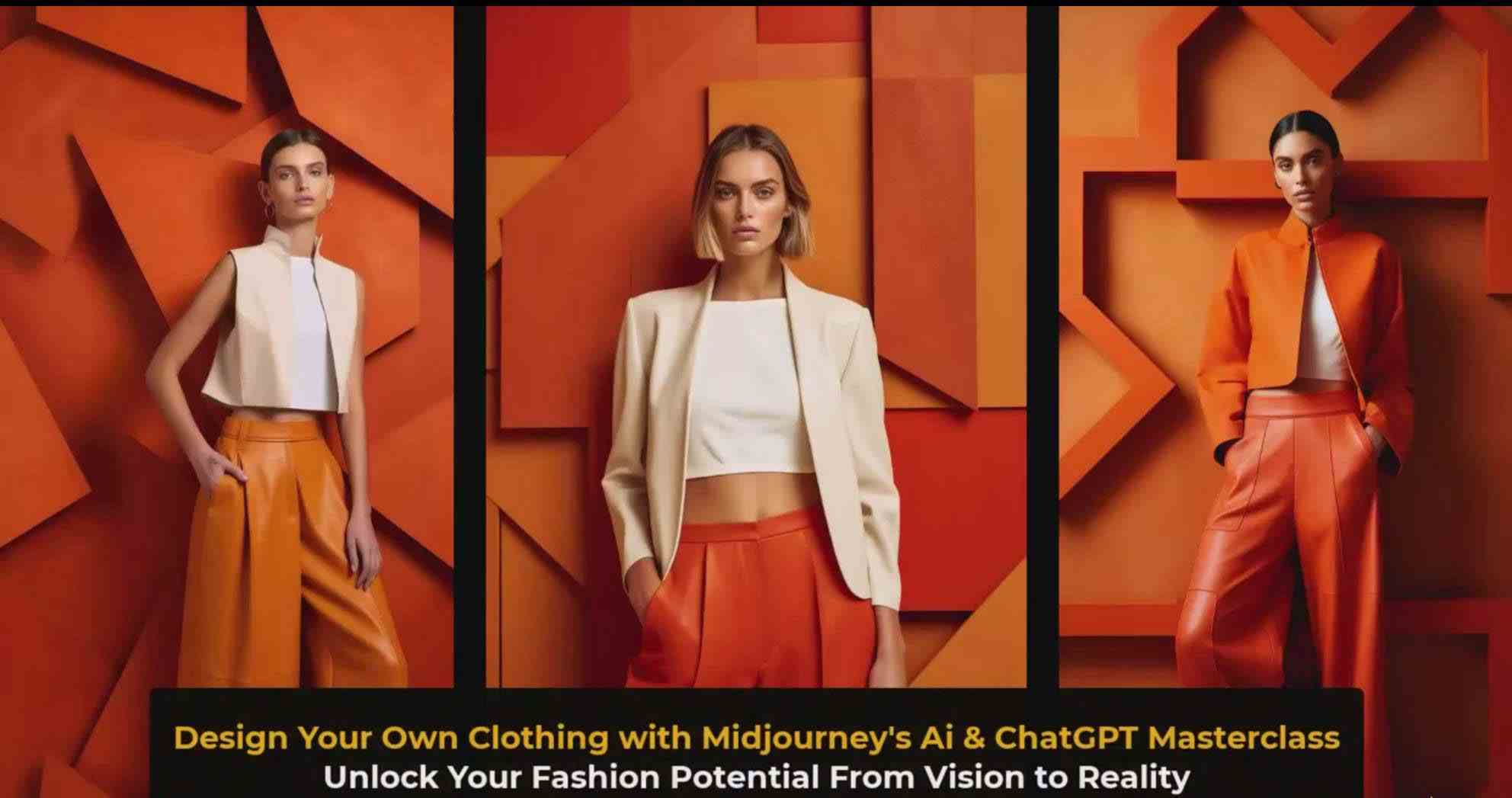 图片[7]-利用 Midjourneys Ai 人工智能设计自己的服装AI大师班-10节课-中英字幕-汇课新知资源网