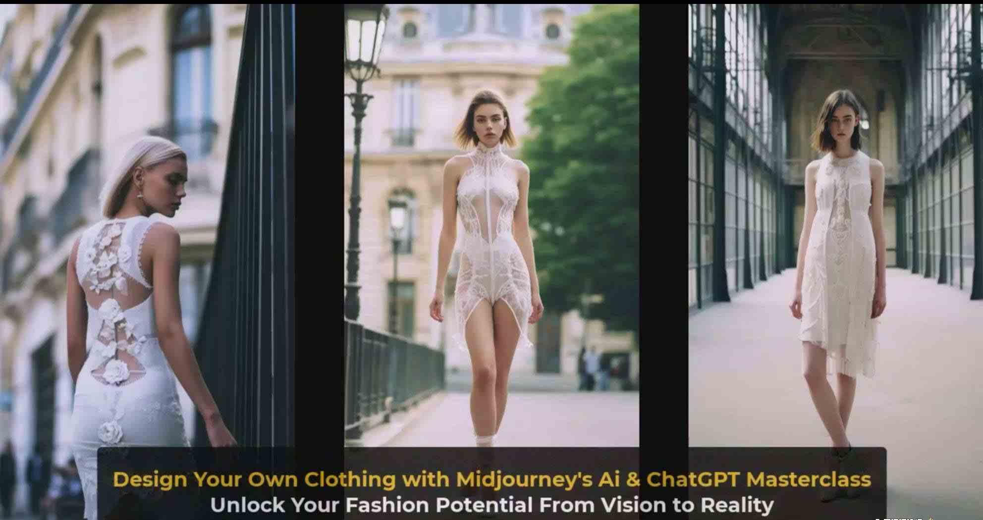 图片[8]-利用 Midjourneys Ai 人工智能设计自己的服装AI大师班-10节课-中英字幕-汇课新知资源网