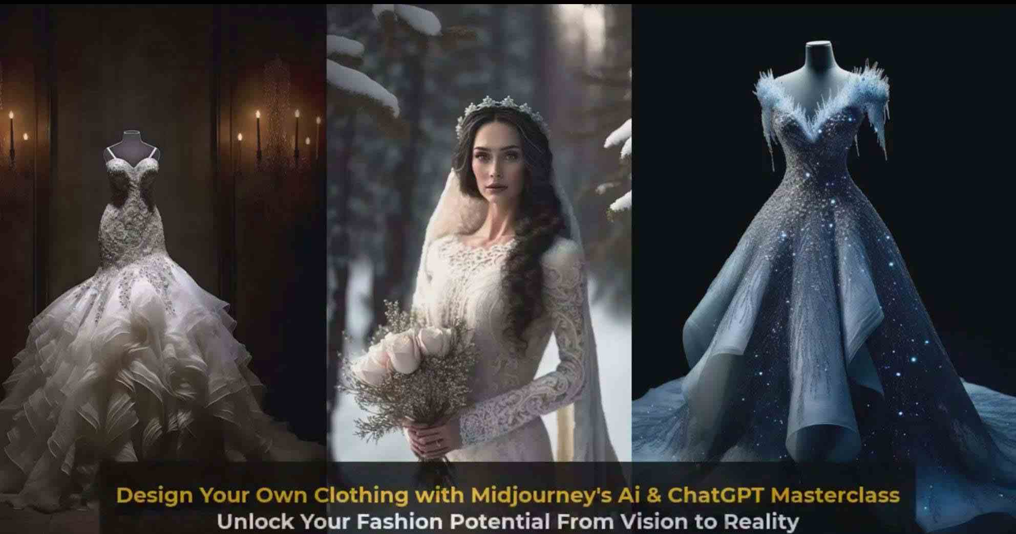 图片[11]-利用 Midjourneys Ai 人工智能设计自己的服装AI大师班-10节课-中英字幕-汇课新知资源网