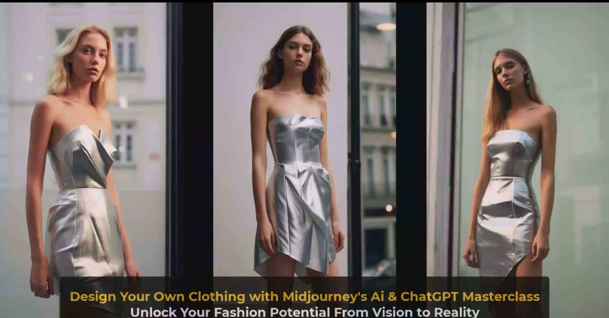 图片[12]-利用 Midjourneys Ai 人工智能设计自己的服装AI大师班-10节课-中英字幕-汇课新知资源网