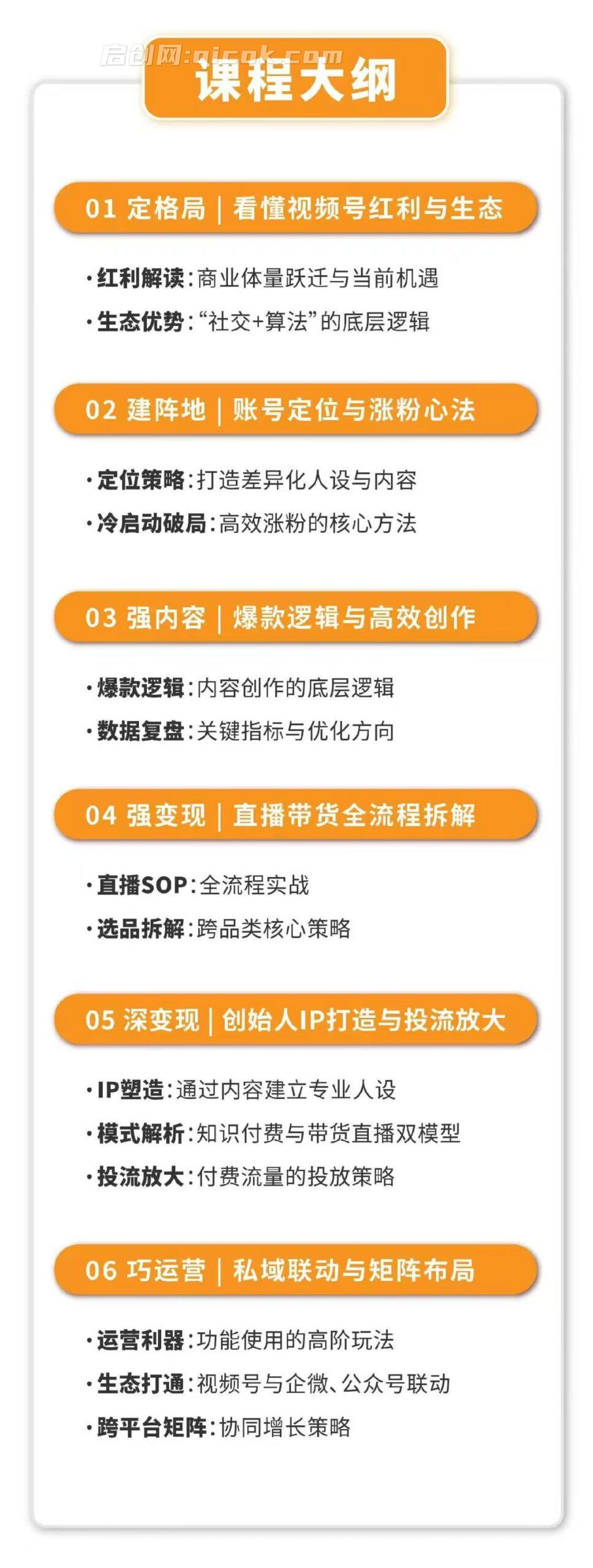 图片[2]-视频号实战训练营高阶班，从流量到变现，构建直播驱动的商业闭环，视频课程+配套资料包-汇课新知资源网