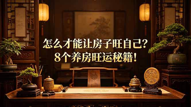 （19023期）付费文章：怎么才能让房子旺自己？8个养房旺运秘籍！-汇课新知资源网