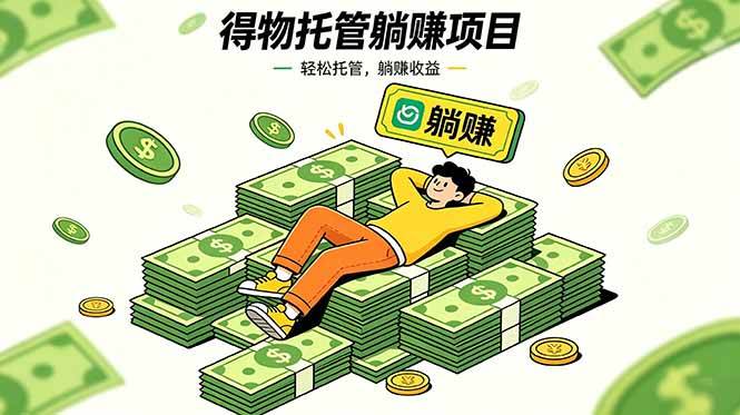 （18726期）26年6月必做！得物视频激励项目，全自动运营单号月利润3600+-汇课新知资源网