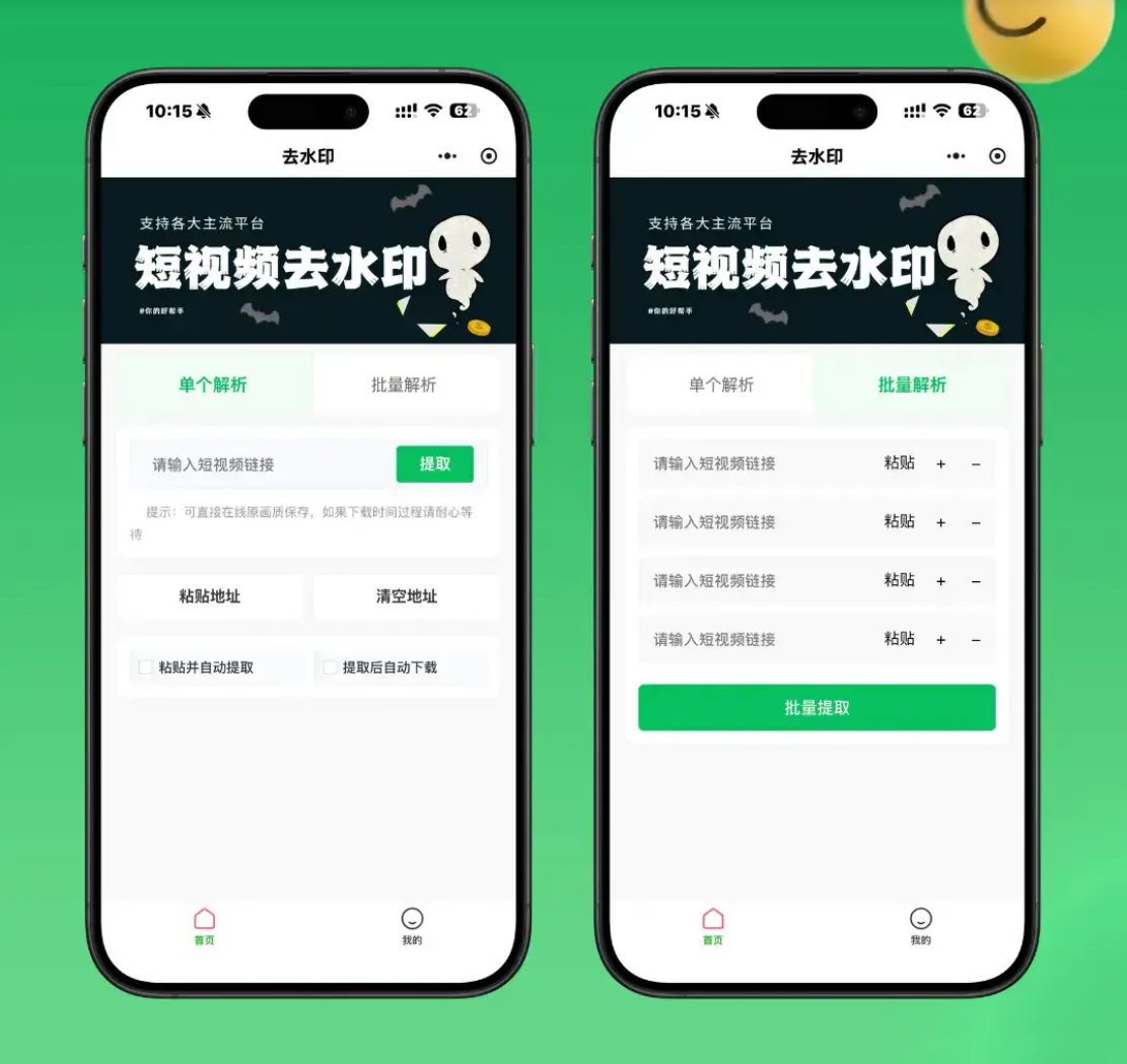 2026最新去水印小程序源码 v1.6.5 带流量主-汇课新知资源网