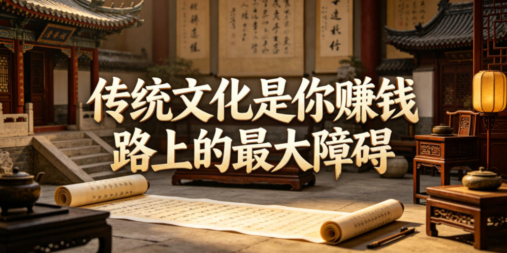 付费文章:传统文化是你賺钱路上的最大障碍-汇课新知资源网
