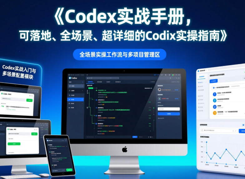 Codex实战手册,可落地、全场景、超详细的Codex实操指南-汇课新知资源网