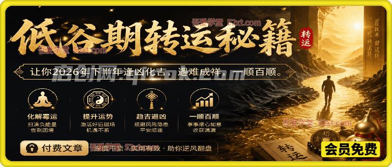 付费文：怎么才能让房子旺自己？-汇课新知资源网