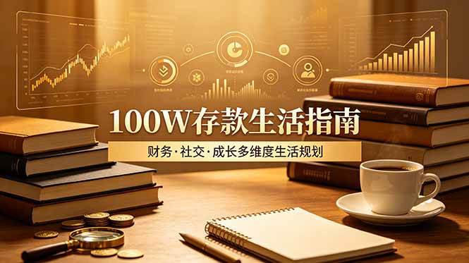 (19121期)付费文章:100W存款生活指南,如何从财务、社交、成长等维度规划自己的生活-汇课新知资源网