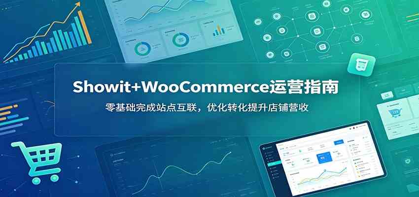 Showit+WooCommerce运营指南:零基础完成站点互联,优化转化提升店铺营收-汇课新知资源网