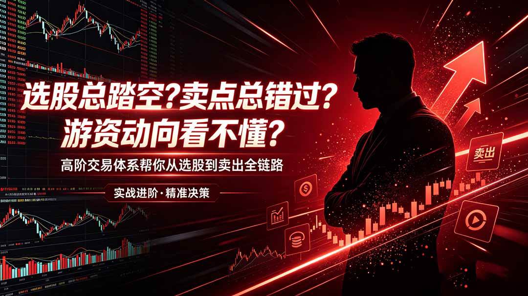 （18937期）选股总踏空？卖点总错过？游资动向看不懂？高阶交易体系帮你从选股到卖出全链路（更新6月）