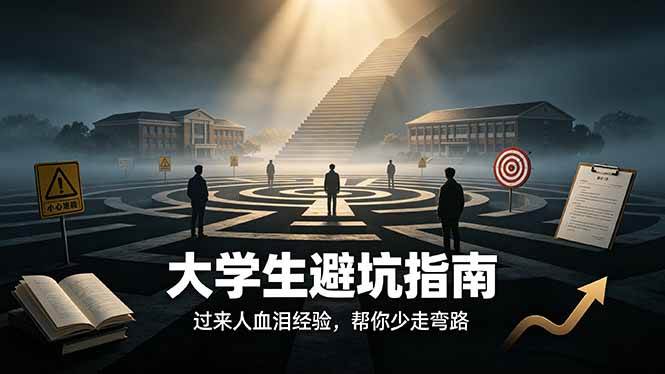 (19195期)付费文章:大学生避坑指南 ,过来人血泪经验,帮你少走弯路-汇课新知资源网