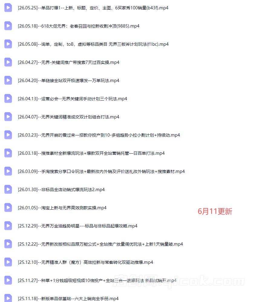 天下网商-开单秘籍PRO淘天实战陪跑计划2026年7月27(价值3980元)