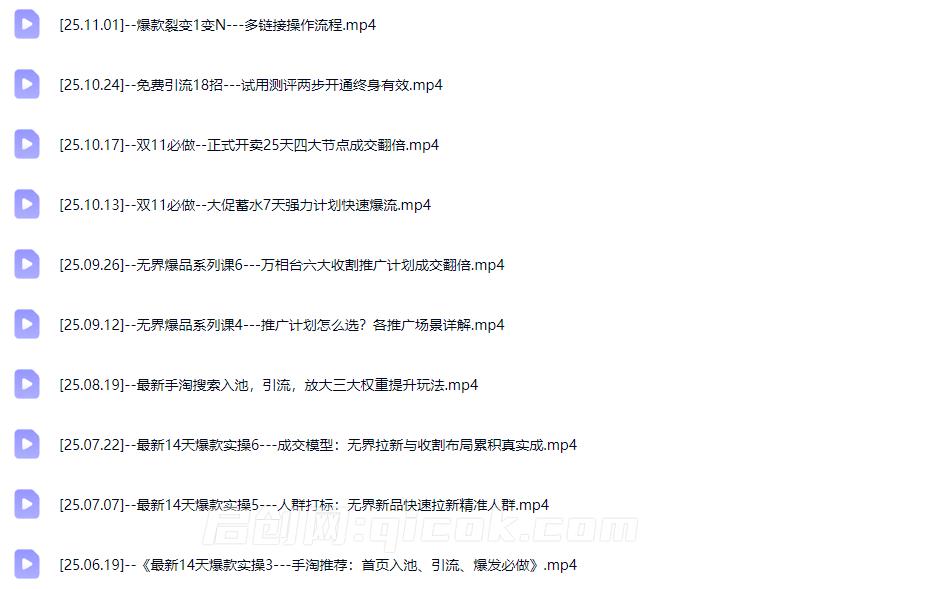天下网商-开单秘籍PRO淘天实战陪跑计划2026年7月27(价值3980元)