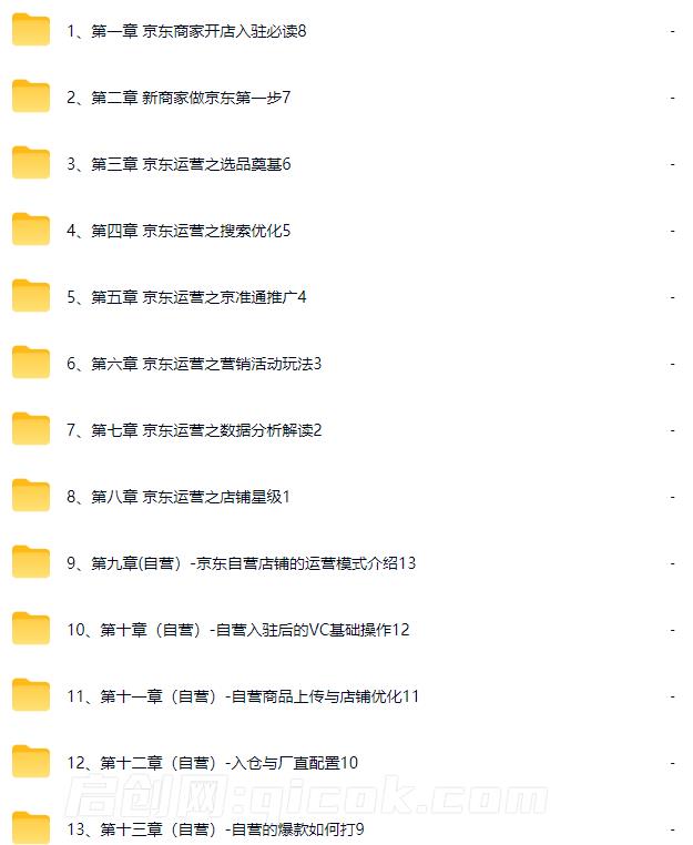 速迈教育-京东全运营网课(价值3980元)