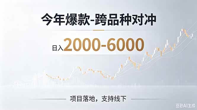 (19150期)2026创业新风口—跨品种对冲震撼首发!日收益2000-6000+,项目绿色长久,安全稳健-汇课新知资源网