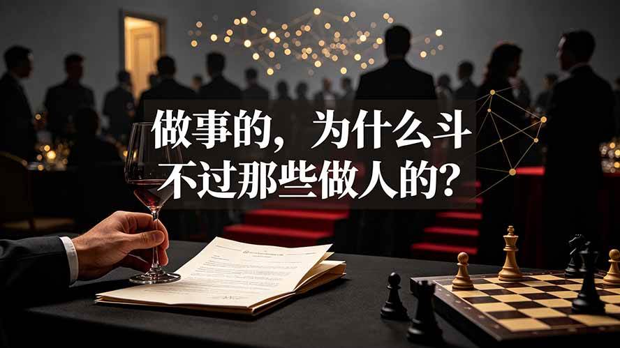 （19414期）付费文章：做事的，为什么斗不过那些做人的？-汇课新知资源网