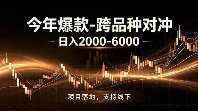 (19179期)全新跨品种对冲模式上线!日稳定盈利 2000-6000,合规长久可批量放大-汇课新知资源网