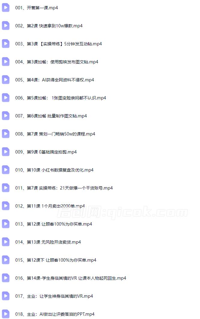 豆芽老师-小红书自媒体训练营14期2026年7月(价值3288元)