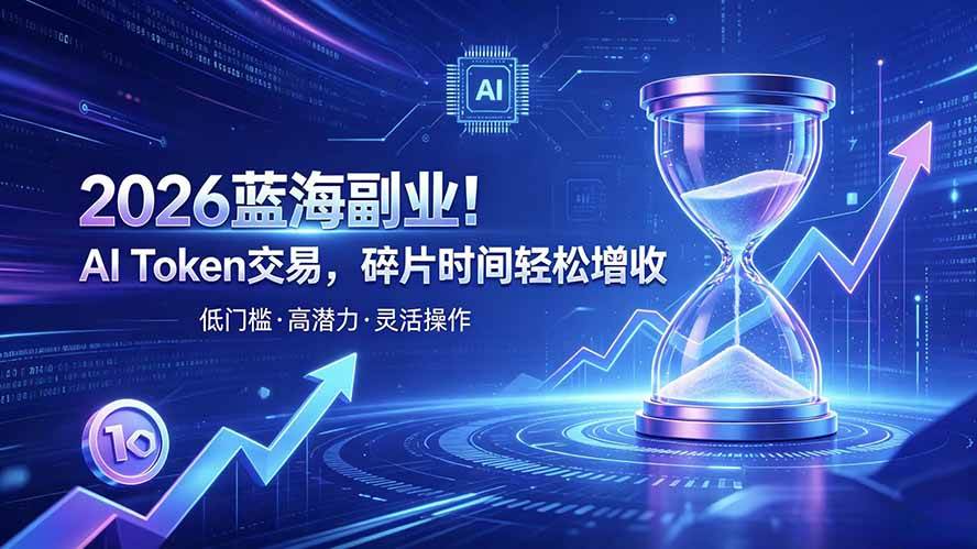 （19997期）AI Token算力赛道！普通人可入局的数字副业-汇课新知资源网