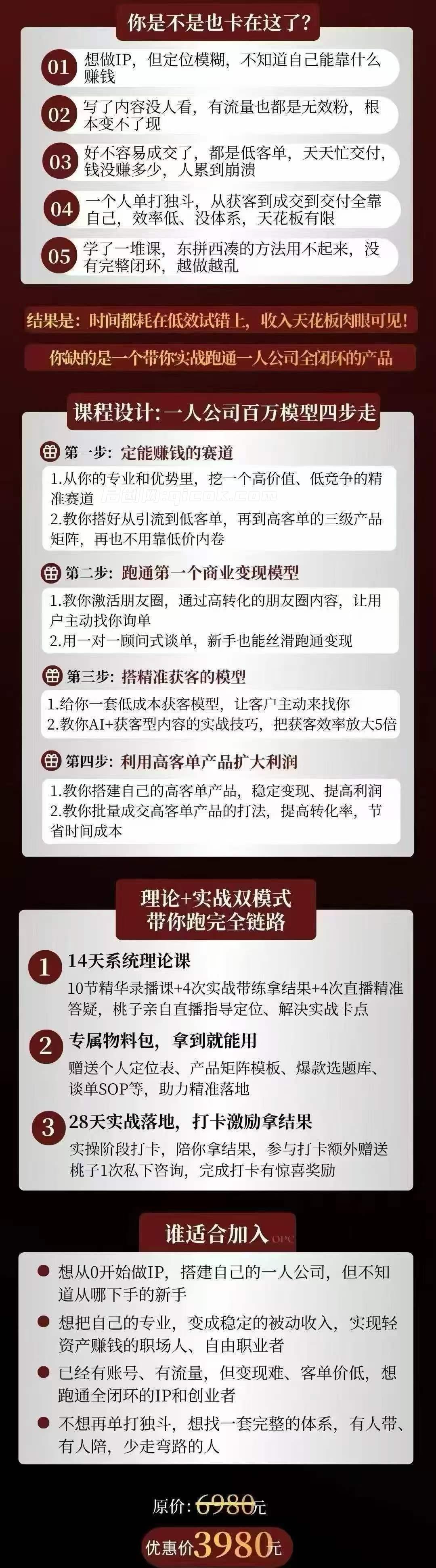 桃子-百万IP高变现实战营2026(价值3980元)
