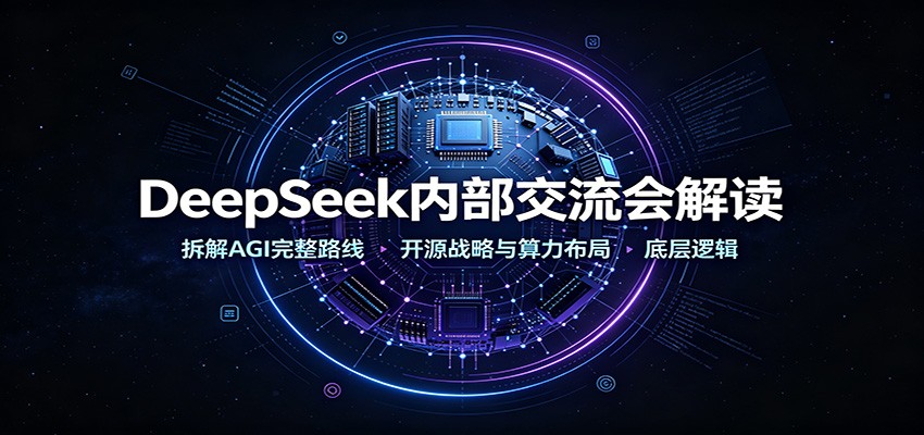 DeepSeek内部交流会解读:拆解AGI完整路线,开源战略与算力布局底层逻辑-汇课新知资源网
