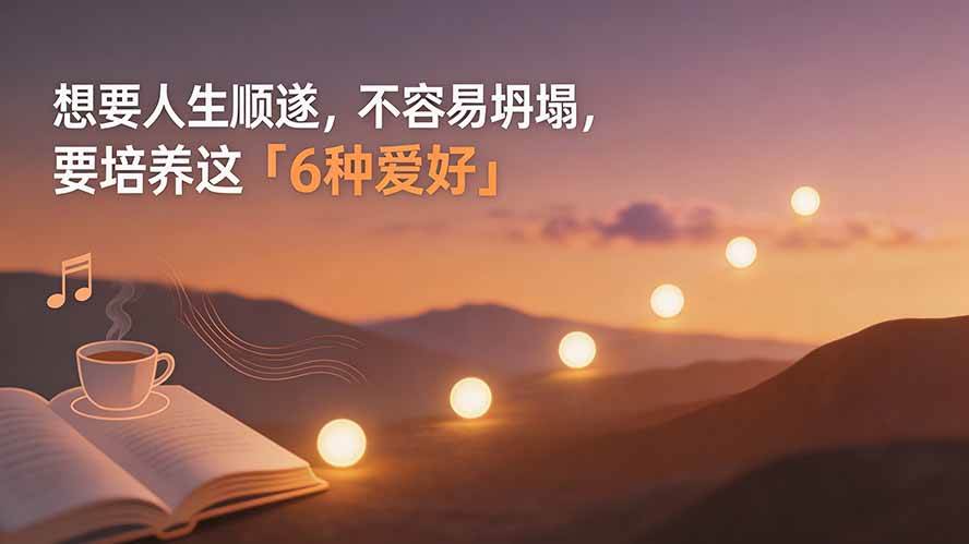 (19638期)付费文章:想要人生顺遂,不容易坍塌,要培养这6种爱好-汇课新知资源网