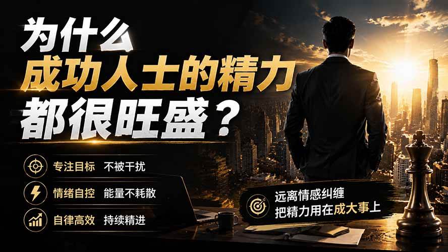 （19754期）付费文章：为什么成功人士的精力都很旺盛？-汇课新知资源网
